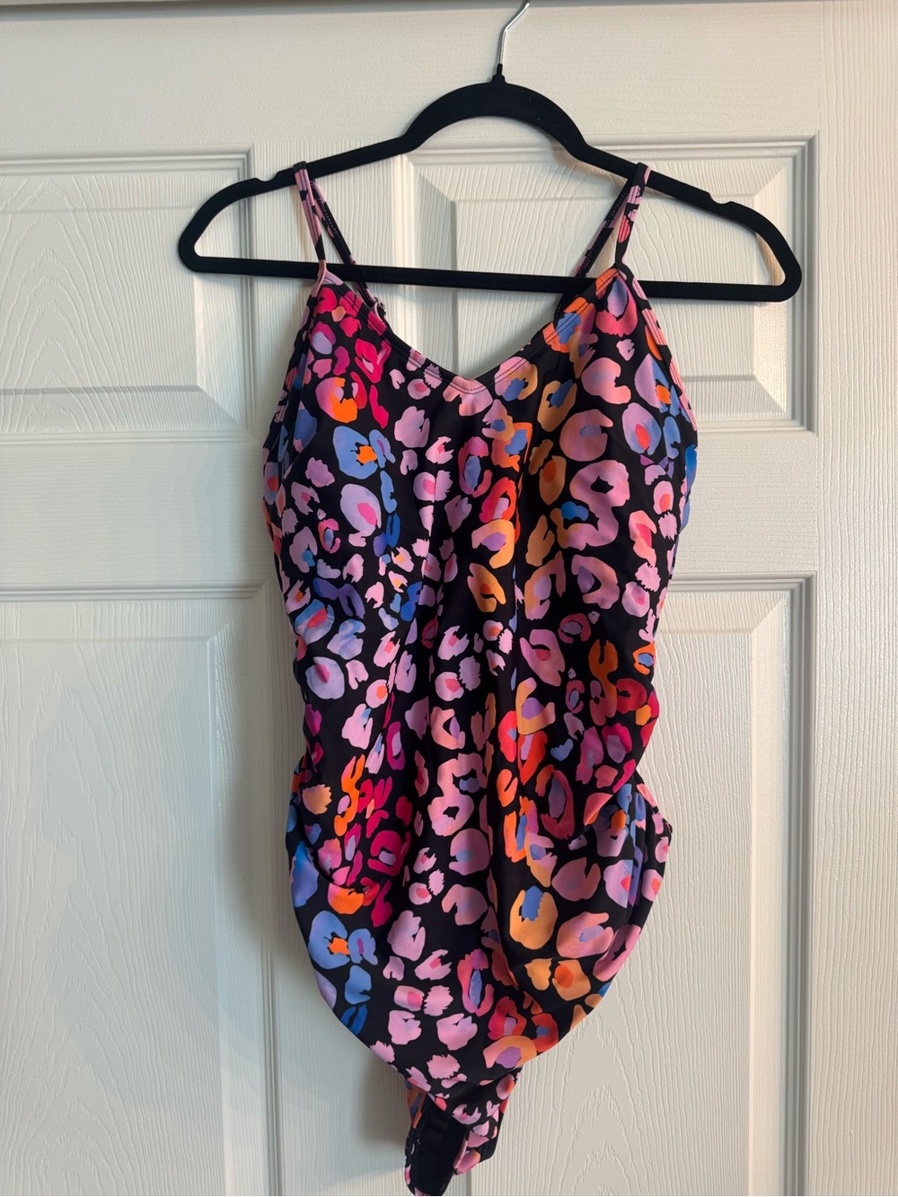 Women’s Multicolor Leopard Print One-Piece Swimsuit
